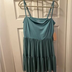 Blue Sleeveless Dress